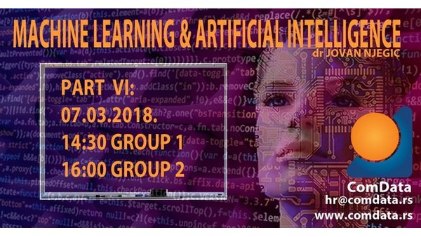 Machine learning and Artificial intelligence course, part VI