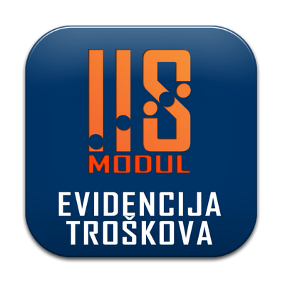 IIS modul EVIDENCIJA TROŠKOVA