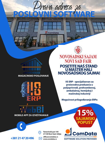 ComData nastupa na Poljoprivrednom sajmu u Novom Sadu